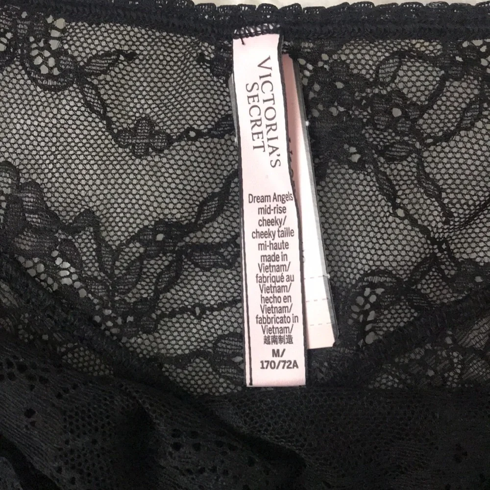 Victoria’s Secret Bundle of Dream Angel Midrise Cheeky Lace Panties M NWT